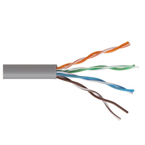 Maclean mrežni kabel s upletenim paricama, UTP, Cat 5e, RJ45, CCA, 4*2*50, 100m, MCTV-579