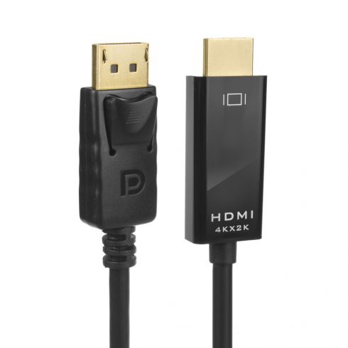 Display port (DP) - HDMI Maclean kabel, 4K/30Hz, 1,8 m, MCTV-714