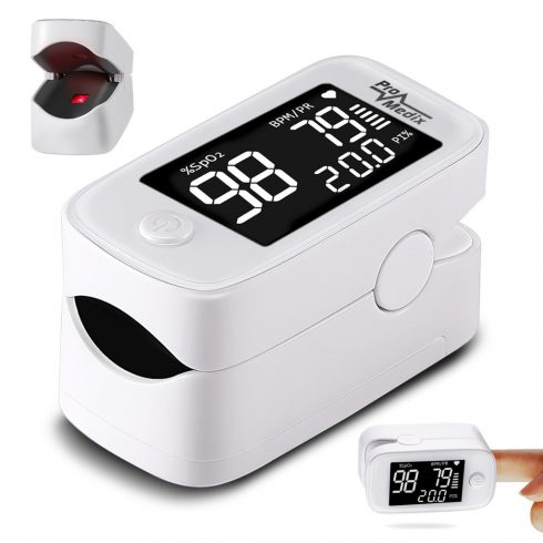 Medicinski prstni pulsni oksimetar, pulsometar, oksimetar Promedix PR-870 1.5? HD LED