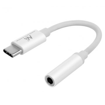   USB Type-C adapter - 3,5 mm Mini Jack Maclean, digitalni integrirani krug, podržava 99% uređaja na tržištu, MCTV-847