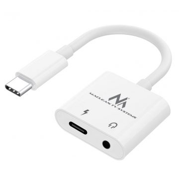   USB tip C adapter - s 3,5 mm mini utičnicom Power Delivery (PD) 30 W Maclean, MCTV-848