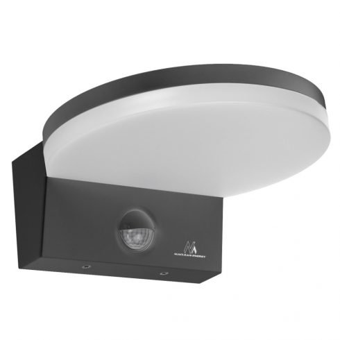 Maclean LED lampa sa senzorom pokreta, PIR senzorom pokreta, siva boja, 15W, IP65, 1560lm, neutralna bijela boja (4000K) MCE344 GR