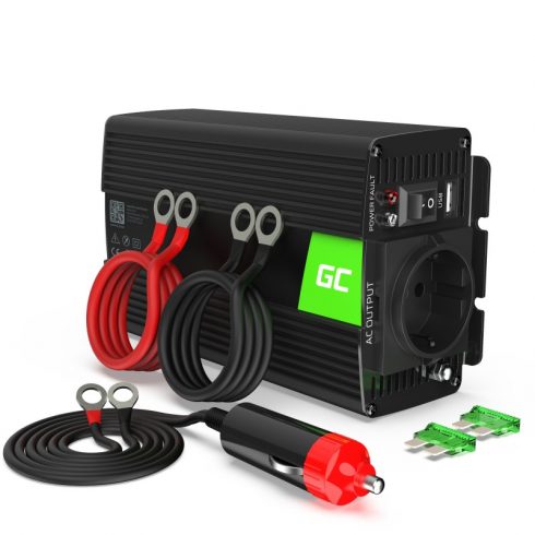 Green Cell - Pretvarač napona Inverter 12V na 230V 500W / 1000W Modificirani sinusni val