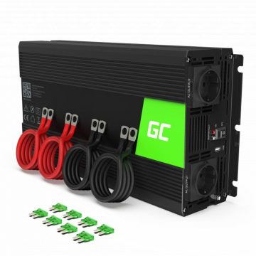   Green Cell - Pretvarač napona Inverter 12V na 230V 3000W / 6000W Modificirani sinusni val