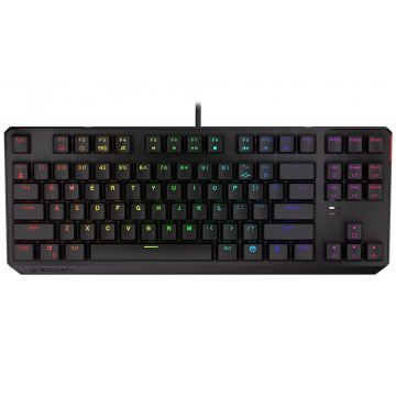   Endorfy gaming tipkovnica Thock TKL Kailh BL RGB /USB/ plava sw. / žičani / mehanički / američki izgled / crni RGB