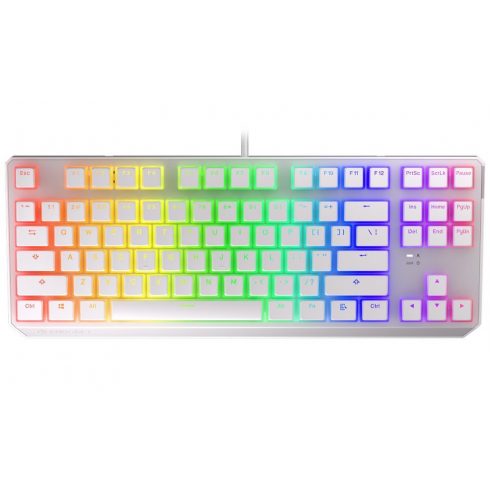 Endorfy gaming tipkovnica Thock TKL OWH Pudd.Kailh BL RGB /USB/ plava sw. / žičani / mehanički / američki izgled / bijeli RGB