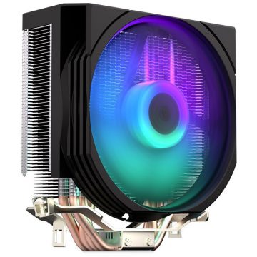   Endorfy CPU hladnjak Spartan 5 MAX ARGB / 120mm ARGB ventilator / 4 heatpipe / kompaktan i za manja kućišta / za Intel i AMD