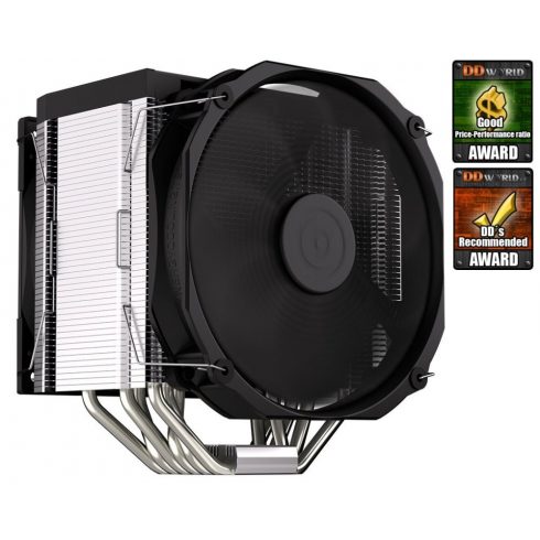 Endorfy CPU hladnjak Fortis 5 Dual Fan / 120mm + 140mm ventilator/ 6 heatpipe / PWM / za Intel i AMD