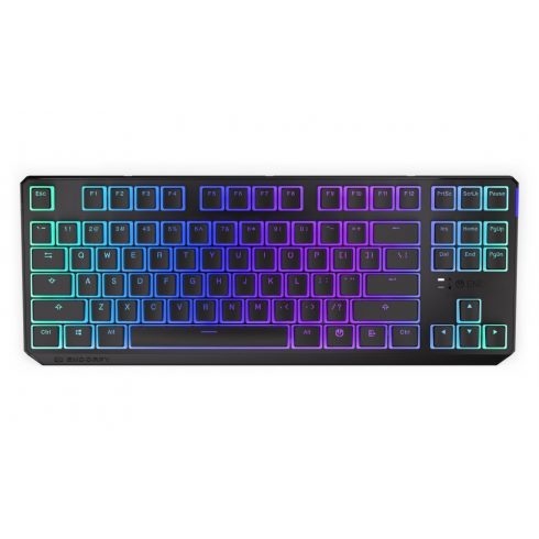 Endorfy gaming tipkovnica Thock TKL Wireless Red Pudding / RGB / red sw. / bežični / mehanički / američki izgled / crna