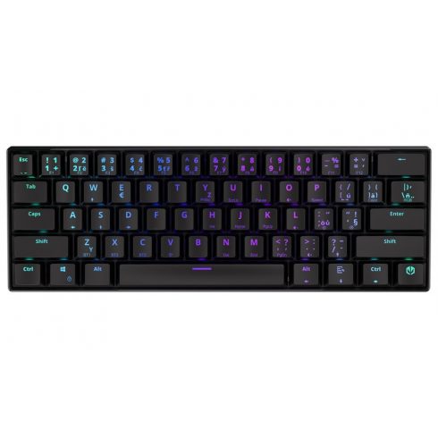 Endorfy gaming tipkovnica Thock Compact RD RGB /USB/ red sw. / bežični / mehanički / CZ/SK raspored / mini / crni RGB