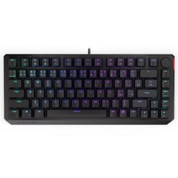   Endorfy gaming tipkovnica Thock 75% Red / RGB / red sw. / žičani / CZ / SK raspored / skraćeni / crni