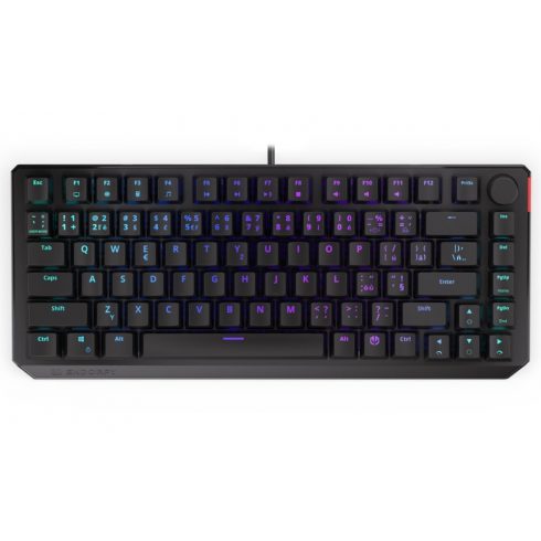 Endorfy gaming tipkovnica Thock 75% Red / RGB / red sw. / žičani / CZ / SK raspored / skraćeni / crni