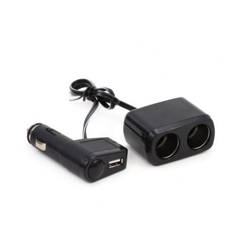 Razdjelnik upaljača soc1 2+1 usb amio-01029