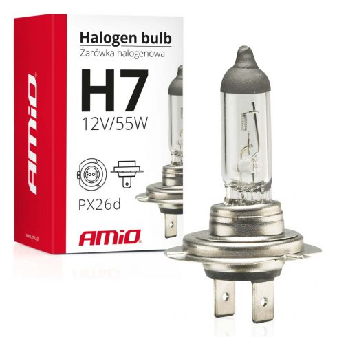 Halogena žarulja h7 12v 55w UV filter (e4) amio-01156