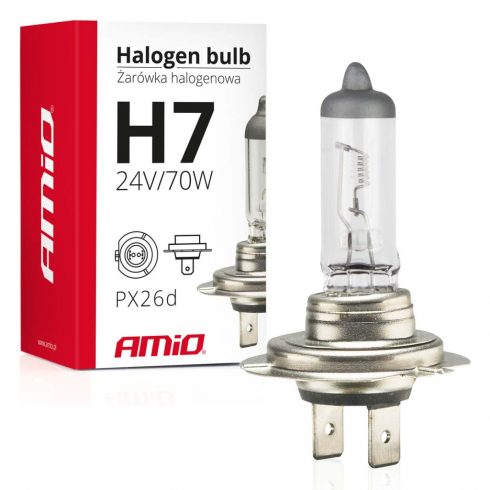 Halogena žarulja h7 24v 70w UV filter (e4) amio-01252