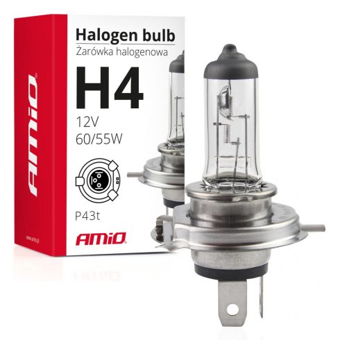 Halogena žarulja h4 12v 60/55w UV filter (e4) amio-01268