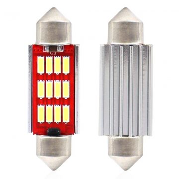   LED žarulje canbus 4014 12smd feston c5w c10w c3w 36mm bijele 12v 24v amio-01289