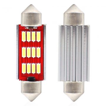   LED žarulje canbus 4014 12smd feston c5w c10w c3w 41mm bijele 12v 24v amio-01291