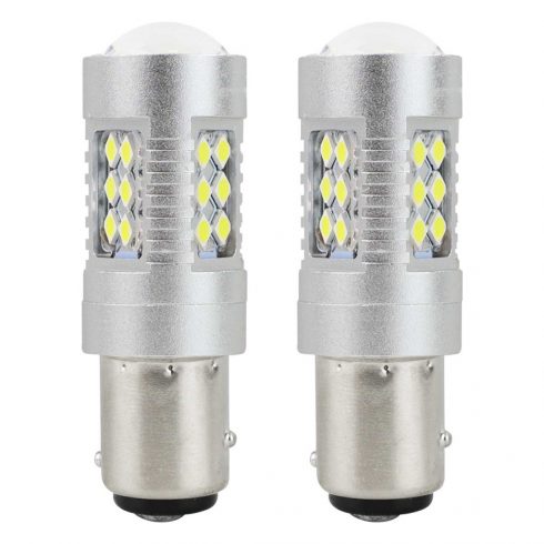 LED žarulje canbus 3030 24smd 1157 bay15d p21/5w bijele 12v 24v amio-01438