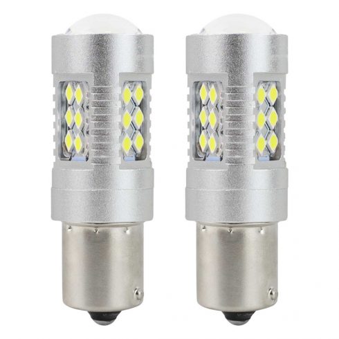 Canbus LED žarulje 3030 24smd ba15s p21w bijele 12v 24v amio-01445