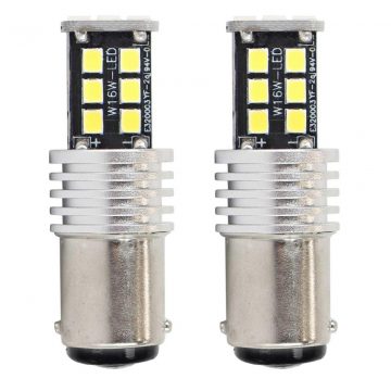   LED žarulje canbus 2835 15smd 1157 bay15d p21/5w bijele 12v 24v amio-01641