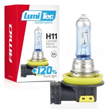   Halogena žarulja h11 12v 55w lumitec super bijela +120% amio-02139