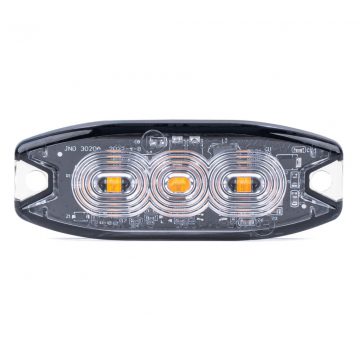 Ravno svjetlo upozorenja 3 LED R65 R10 12-24V amio-02297