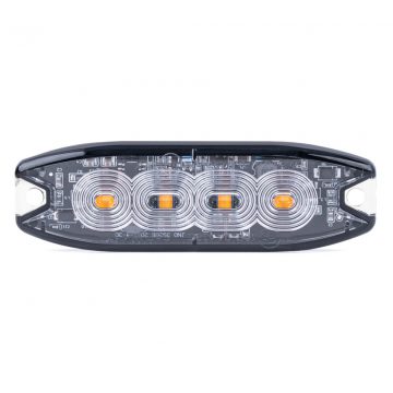 Ravno svjetlo upozorenja 4 LED R65 R10 12-24V amio-02298