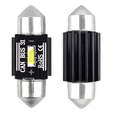   LED žarulje canbus 1860 1smd ultrabright festoon c5w c10w c3w 31mm bijela 12v 24v amio-02441