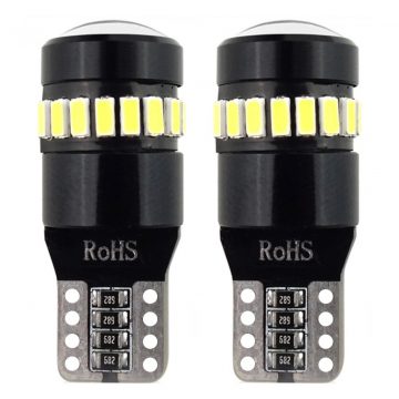   Canbus LED žarulje 18smd 3014 + 1smd 1smd t10 w5w bijele 12v 24v amio-02446