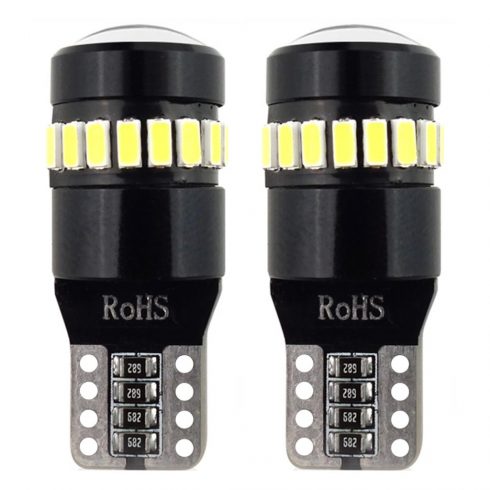 Canbus LED žarulje 18smd 3014 + 1smd 1smd t10 w5w bijele 12v 24v amio-02446