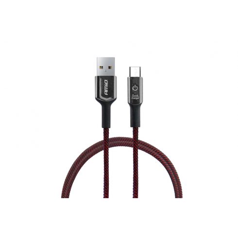 MicroUSB USB kabel s LED 1 m uc-11 amio-02526