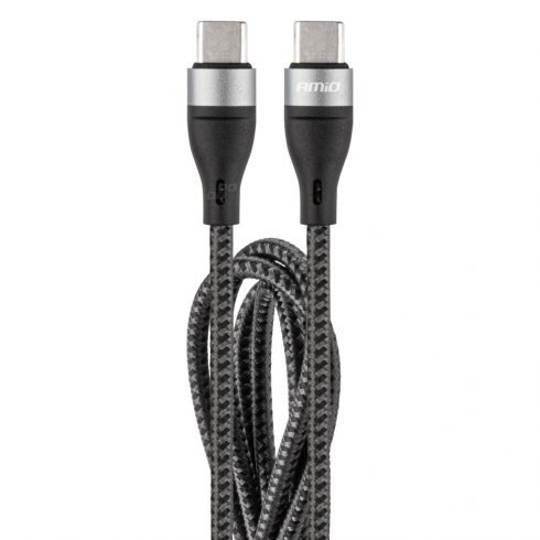 USB-C + USB-C kabel 100 cm fulllink uc-16 amio-02928