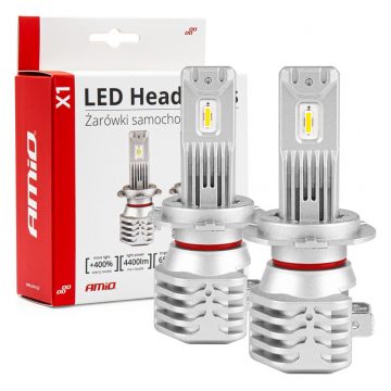   LED žarulje za automobile serije x1 h7 h18 6500k canbus amio-02966