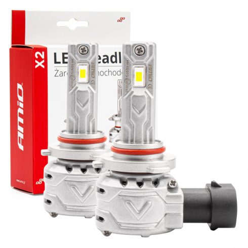 LED žarulje za auto serija x2 hb3 9005/hir1 9011/h10 6500k canbus amio-02975