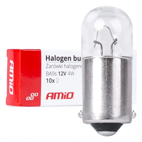 Halogene žarulje t4w 12v 4w ba9s 10kom.amio-03370