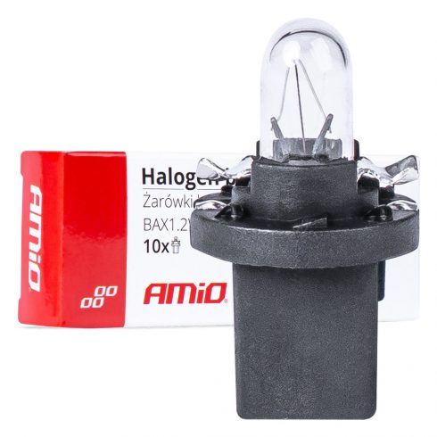 Halogene žarulje b8.5d 12v bax1.2w 10 kom. amio-03371