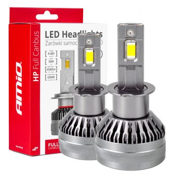   LED žarulje za auto serije HP full canbus h3 12v 24v 6500k amio-03672