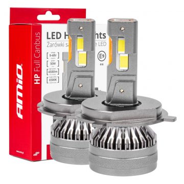   LED žarulje za auto serije HP full canbus h4/h19 12v 24v 6500k amio-03673