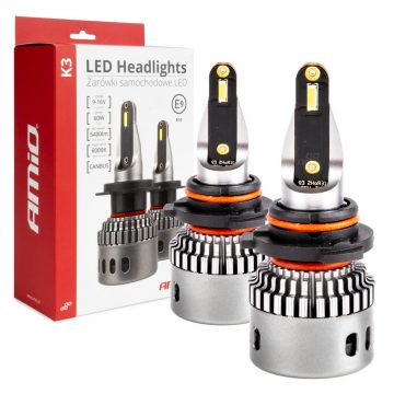   LED auto žarulje serije k3 hb3/hir1 9011/h10 12v 6000k canbus amio-03687