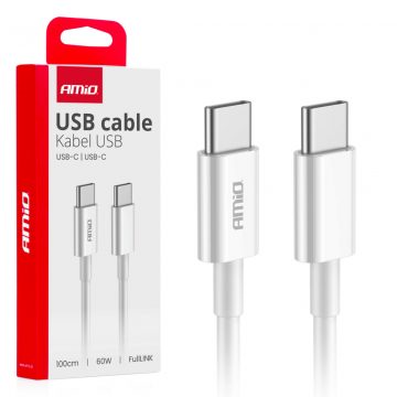   USB-C - USB-C kabel za punjenje 60w 100cm fulllink amio-03896