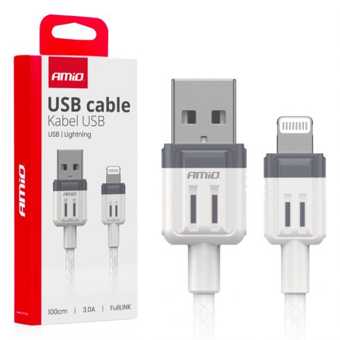 USB-A kabel za punjenje - Lightning iPhone 3a 100cm fulllink amio-03907