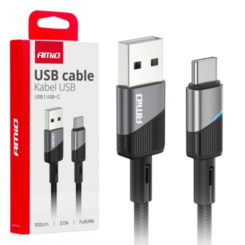 USB-A - USB-C 3A kabel za punjenje 100 cm fulllink amio-03923