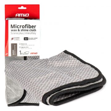   Mikrofiber krpa 2 u 1 za poliranje i poliranje automobila 40x40 cm 600 g amio-03976