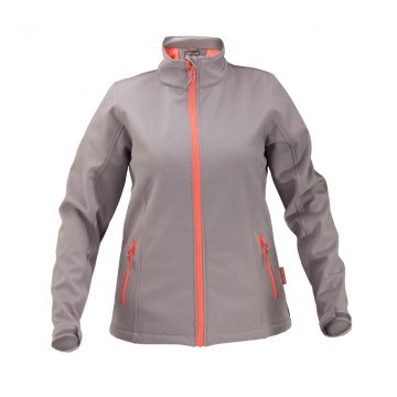   Siva-puder softshell jakna, ženska, "3xl", ce, otvorena