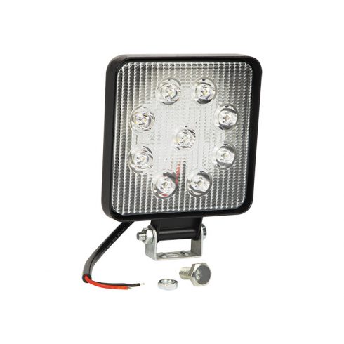 23-260# Auto radno svjetlo 9 LED četvrtasto 12v 4000k