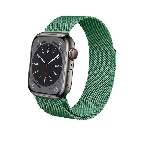 Crong Milano Steel za Apple Watch 42/44/45mm (Emerald Green)