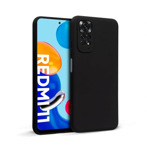 Crong Color Cover - Fleksibilna torbica za Xiaomi Redmi Note 11 (crna)