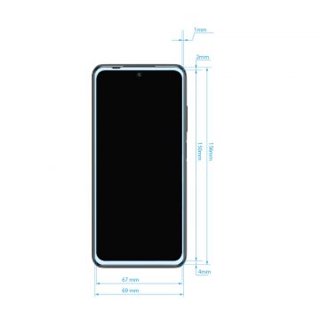   Crong 7D Nano Fleksibilno staklo – hibridna zaštita za zaslon pune pokrivenosti 9H Xiaomi Redmi Note 10 5G