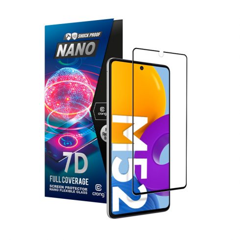 Crong 7D Nano Fleksibilno staklo - Full Coverage Hybrid Screen Protector 9H Samsung Galaxy M52 5G